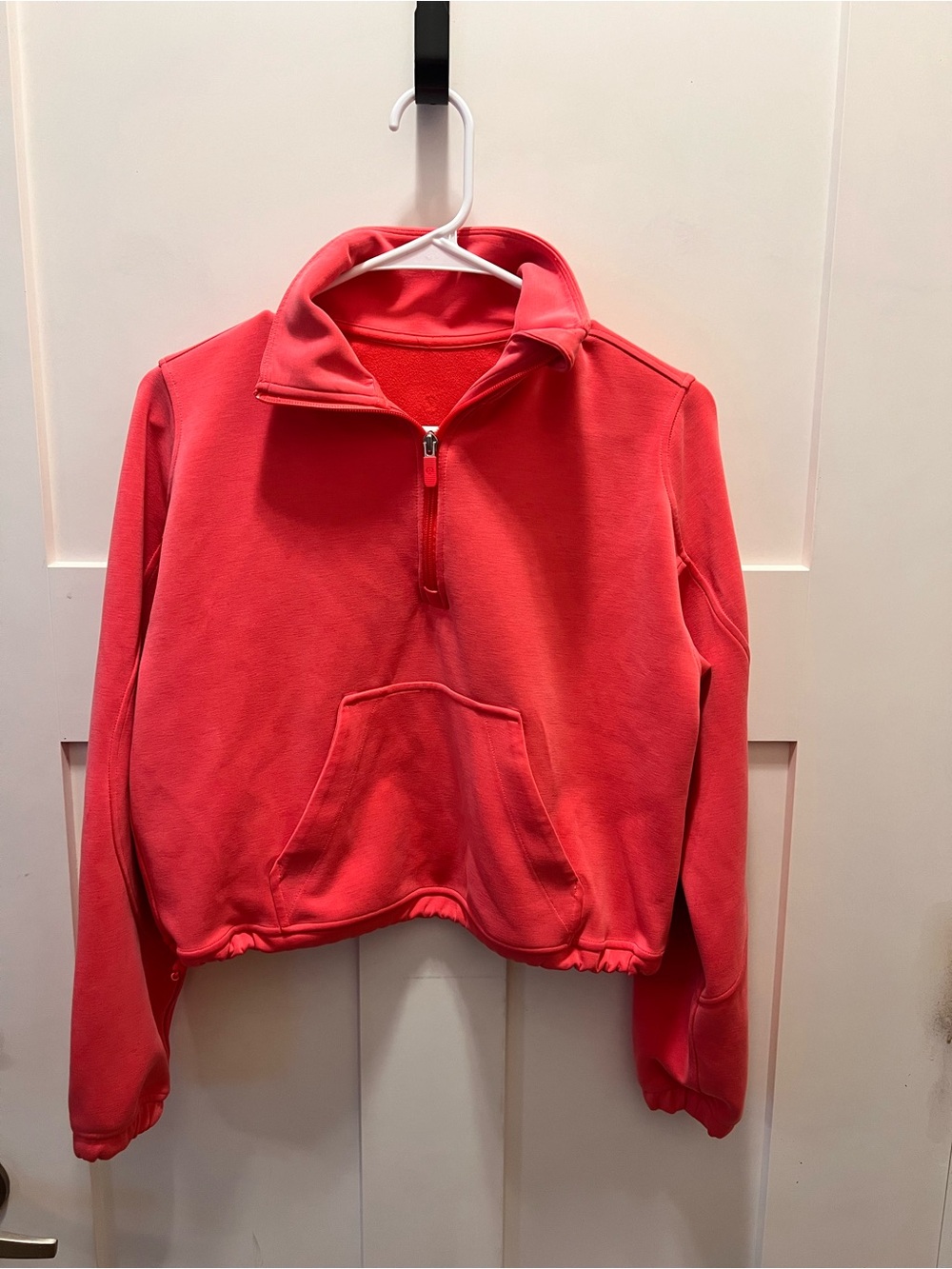 Lululemon cropped quarter zip